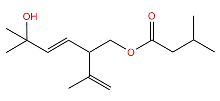 (E)-5-Hydroxy-2-isopropenyl-5-methyl-3-hexenyl 3-methylbutyrate